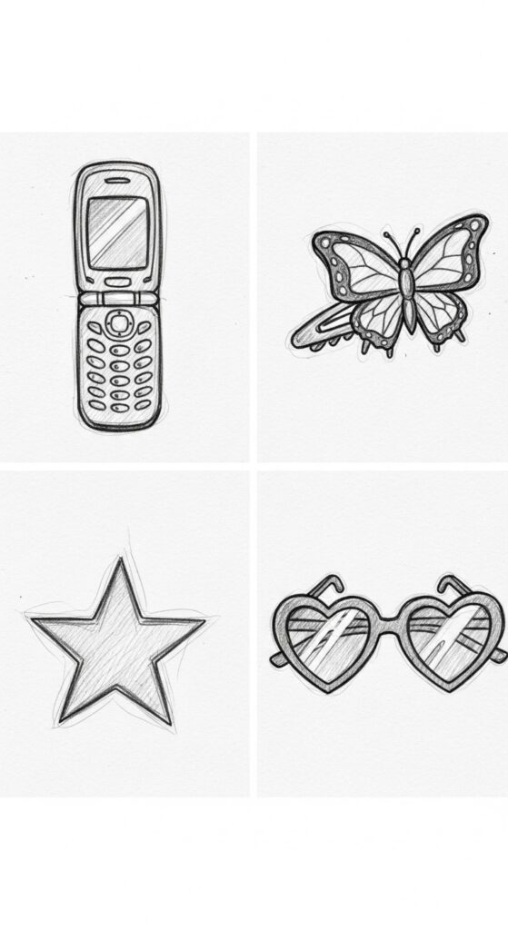 50 Cute Things to Draw Easy Doodles 47