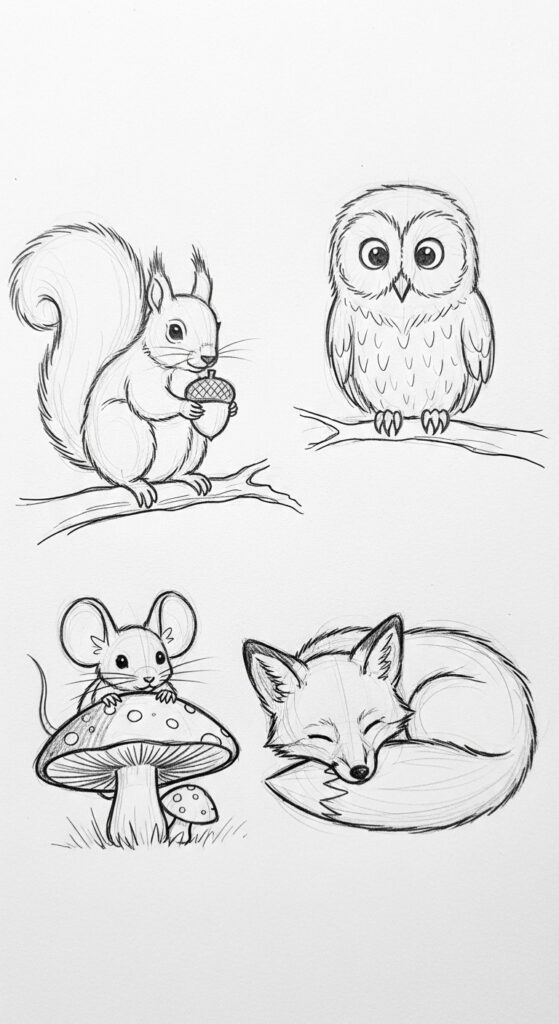 50 Cute Things to Draw Easy Doodles 5
