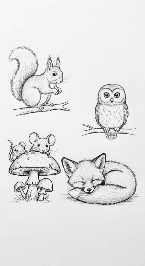 50 Cute Things to Draw Easy Doodles 6
