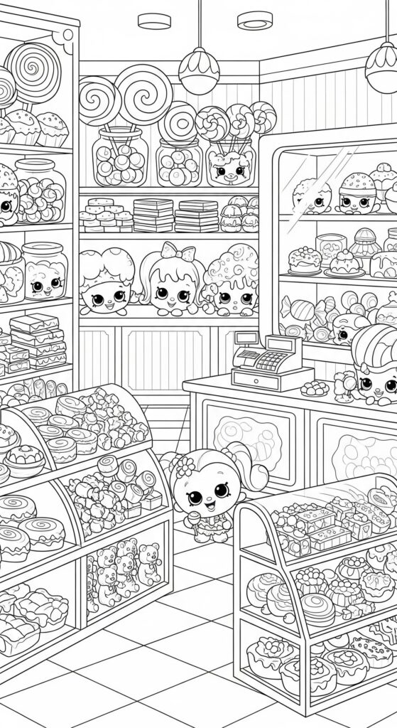 50 Shopkins Coloring Pages Free Printable 10