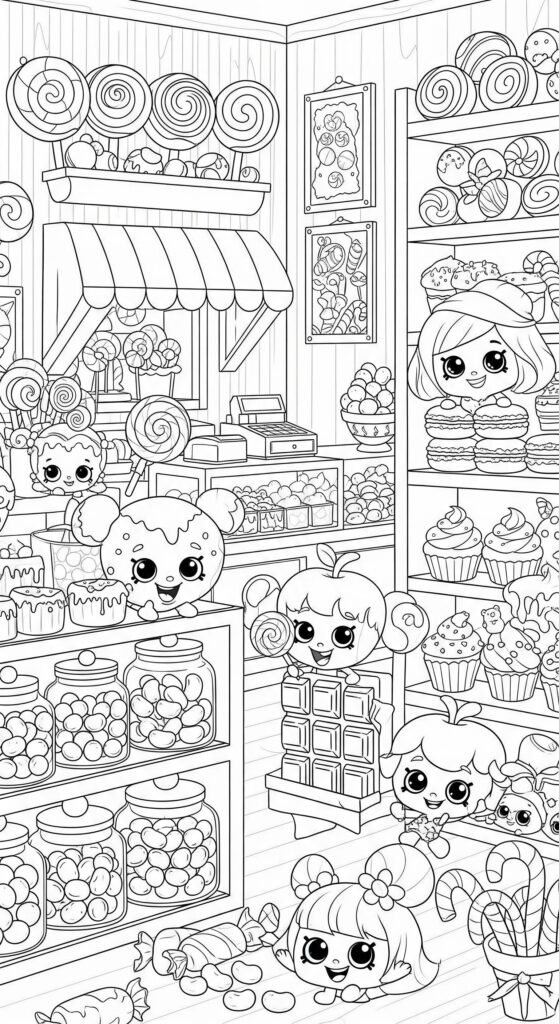 50 Shopkins Coloring Pages Free Printable 11