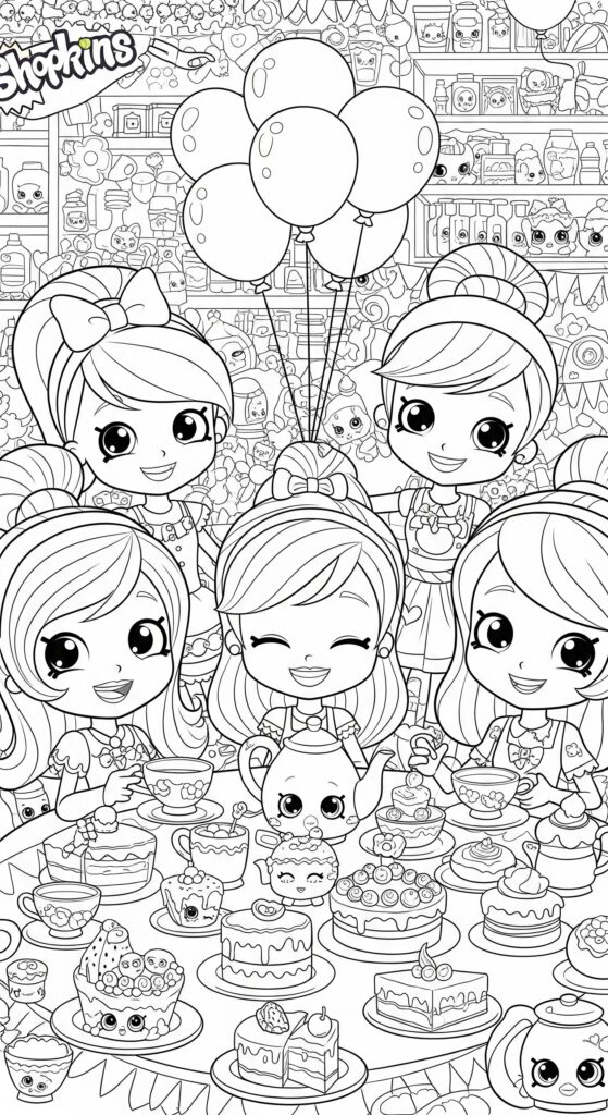 50 Shopkins Coloring Pages Free Printable 15