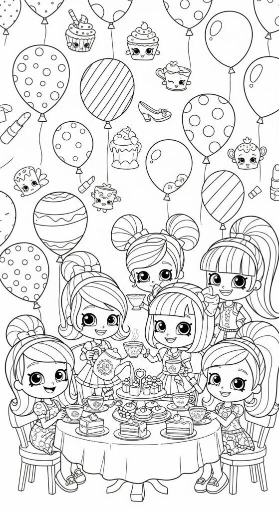 50 Shopkins Coloring Pages Free Printable 16