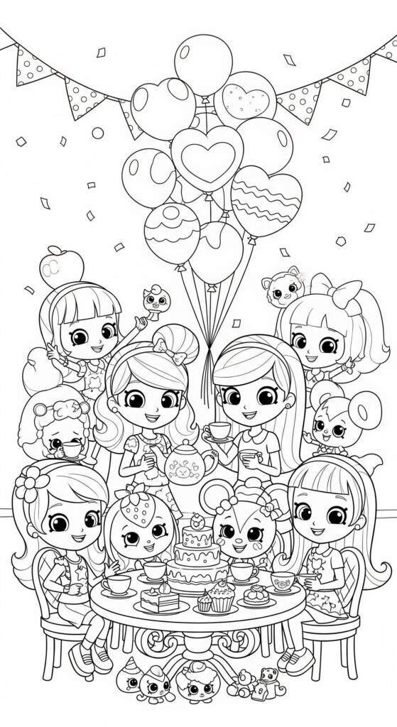 50 Shopkins Coloring Pages Free Printable 17