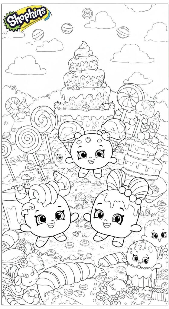 50 Shopkins Coloring Pages Free Printable 18