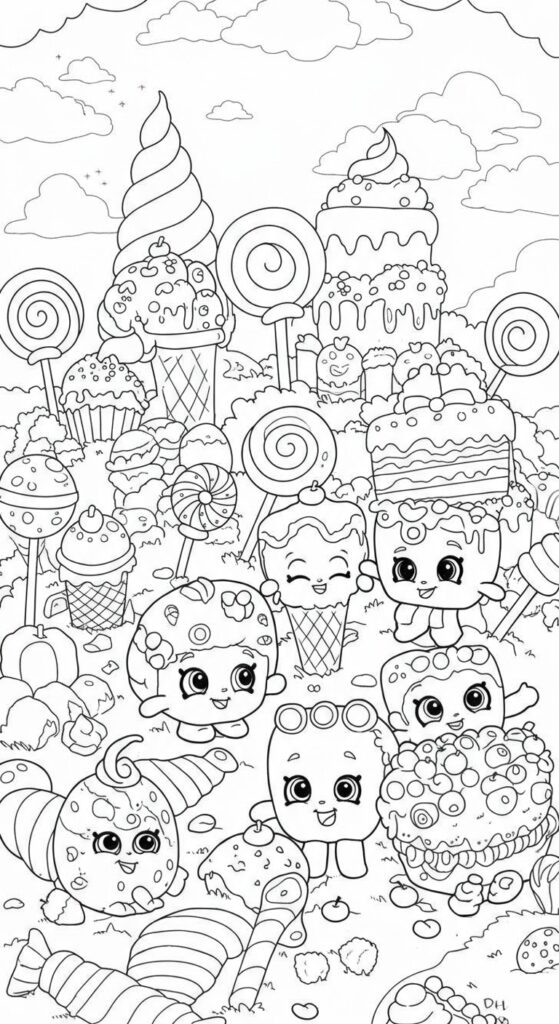 50 Shopkins Coloring Pages Free Printable 19
