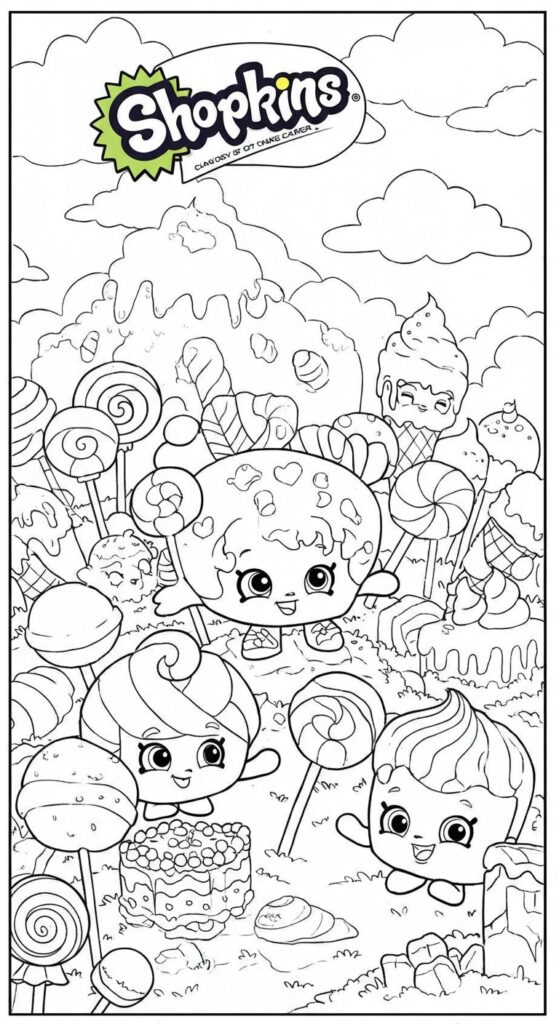 50 Shopkins Coloring Pages Free Printable 20