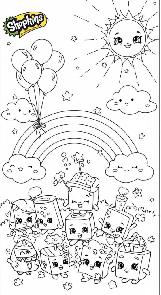 50 Shopkins Coloring Pages Free Printable 21
