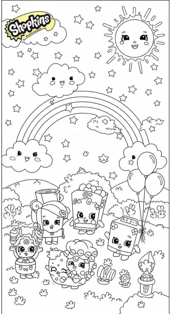 50 Shopkins Coloring Pages Free Printable 22