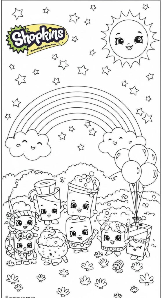 50 Shopkins Coloring Pages Free Printable 23