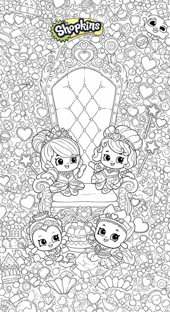 50 Shopkins Coloring Pages Free Printable 25