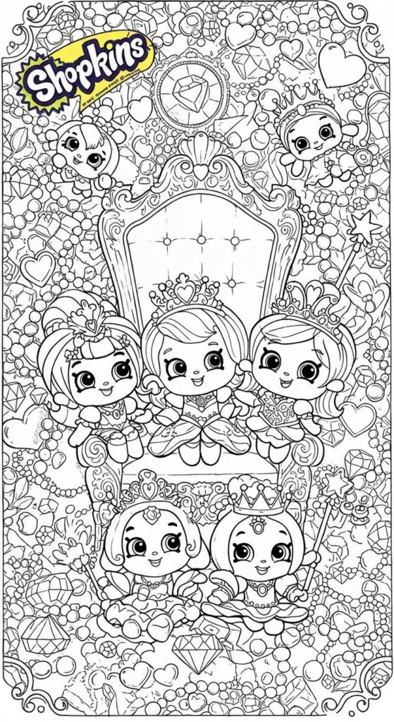 50 Shopkins Coloring Pages Free Printable 26