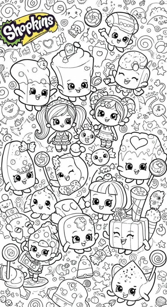 50 Shopkins Coloring Pages Free Printable 31