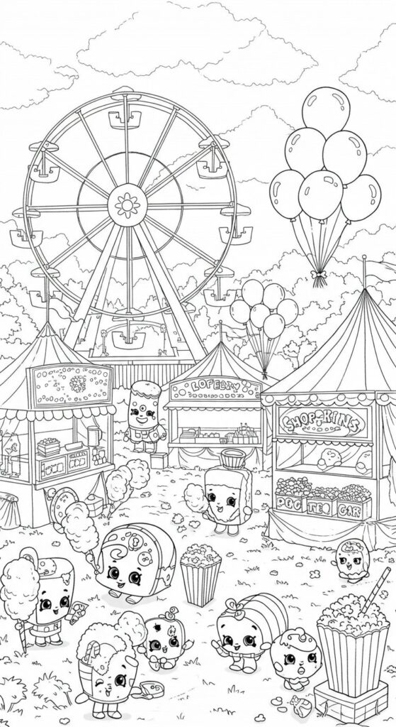 50 Shopkins Coloring Pages Free Printable 32