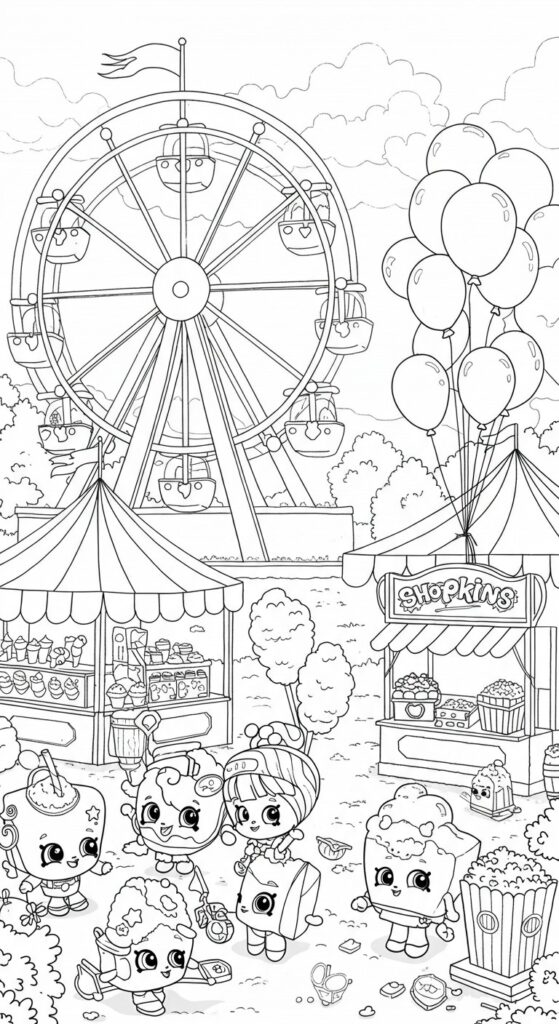 50 Shopkins Coloring Pages Free Printable 33