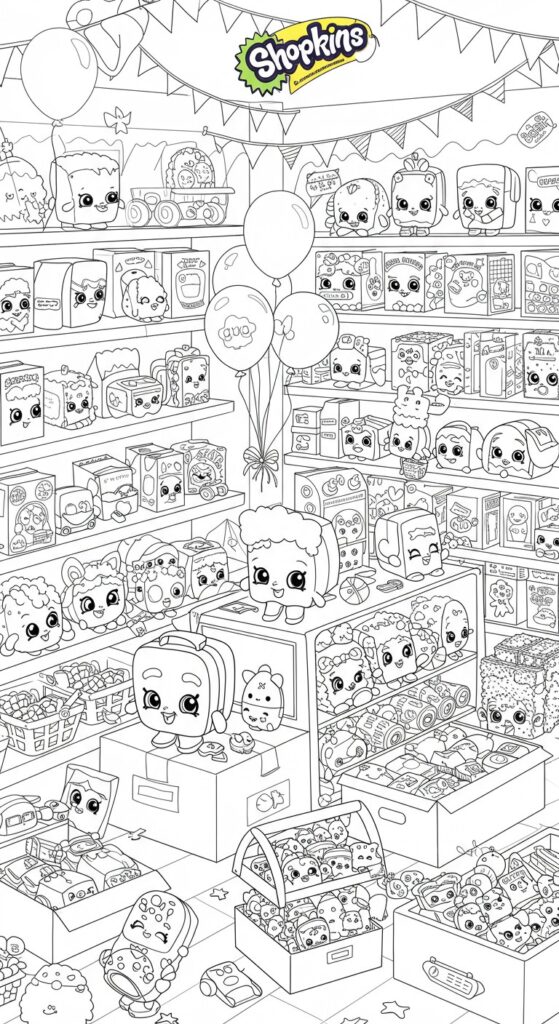 50 Shopkins Coloring Pages Free Printable 38