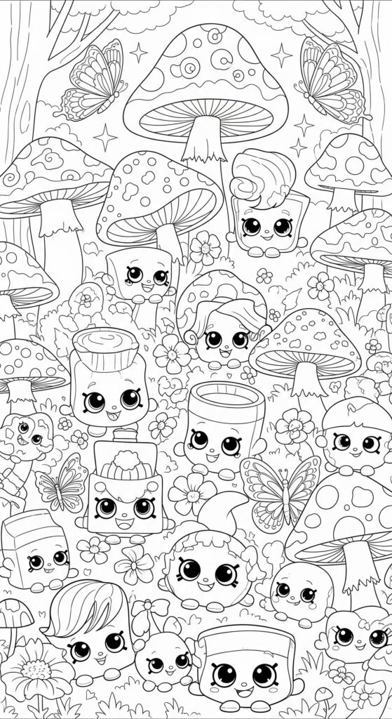50 Shopkins Coloring Pages Free Printable 4