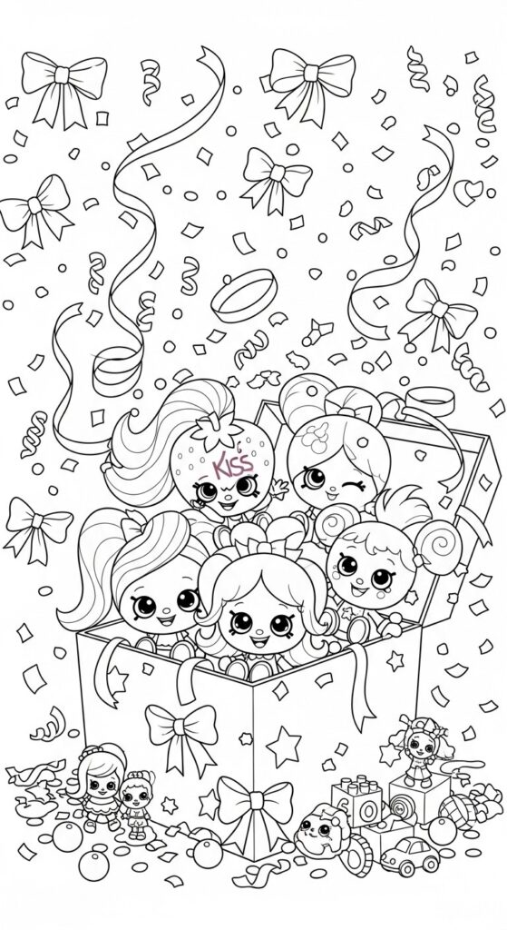 50 Shopkins Coloring Pages Free Printable 41