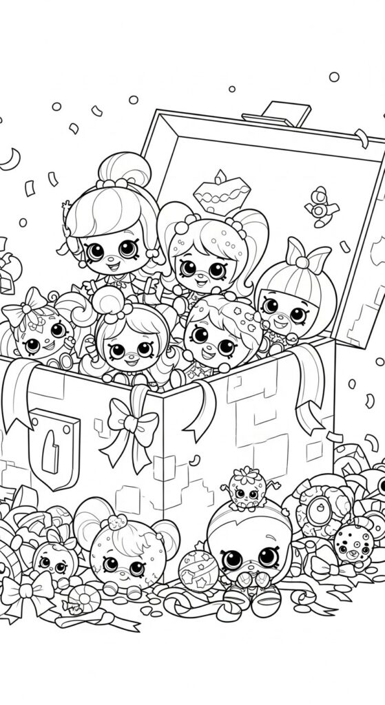 50 Shopkins Coloring Pages Free Printable 42