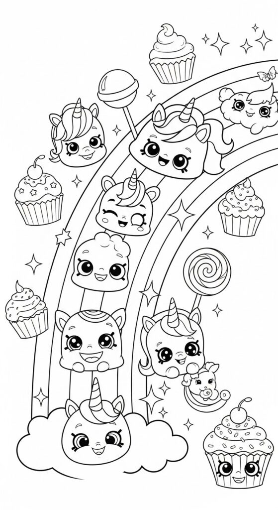 50 Shopkins Coloring Pages Free Printable 43
