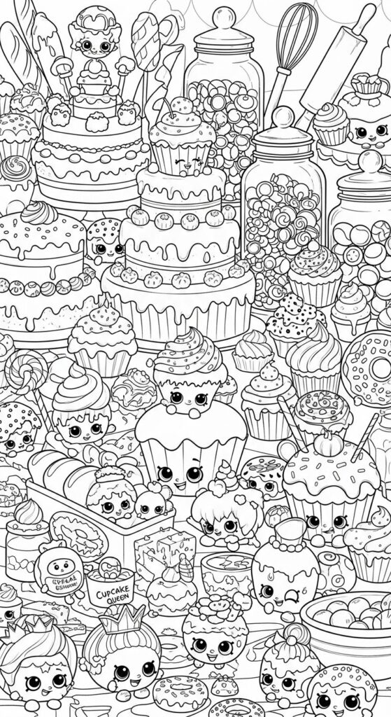 50 Shopkins Coloring Pages Free Printable 44