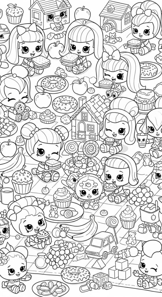 50 Shopkins Coloring Pages Free Printable 51