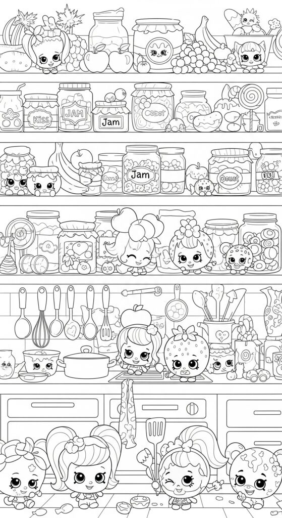 50 Shopkins Coloring Pages Free Printable 52