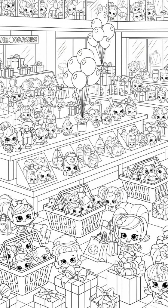 50 Shopkins Coloring Pages Free Printable 9