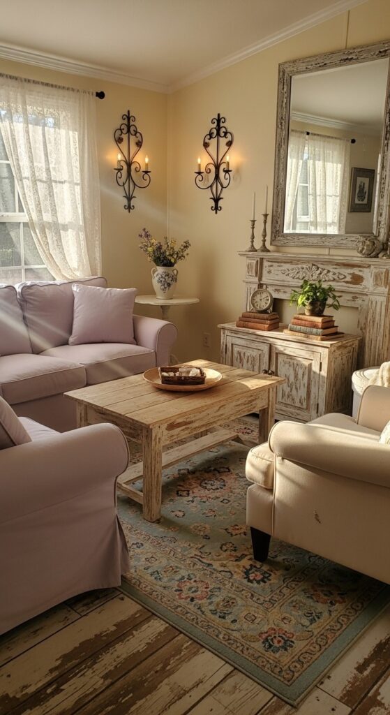 50 Trailer Decorating Ideas for Single Wide Living Rooms 5