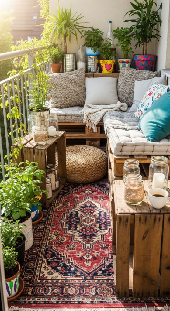 55 Small Apartment Patio Decorating Ideas 12