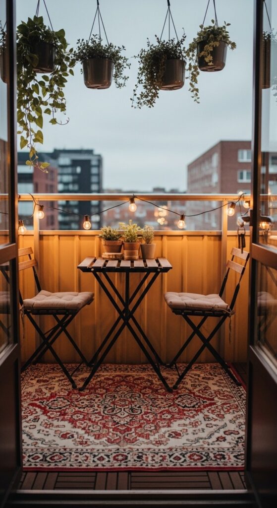 55 Small Apartment Patio Decorating Ideas 44