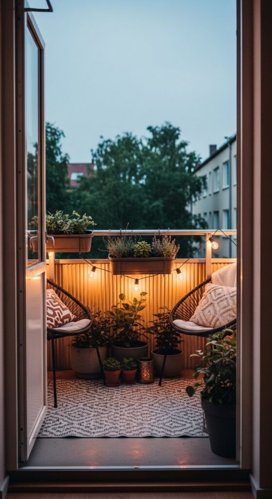55 Small Apartment Patio Decorating Ideas 47