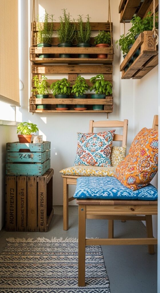 55 Small Apartment Patio Decorating Ideas 52