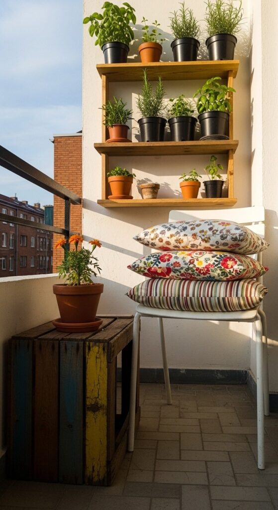 55 Small Apartment Patio Decorating Ideas 56