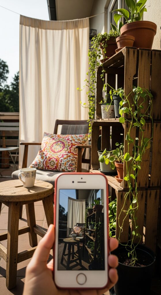 55 Small Apartment Patio Decorating Ideas 6