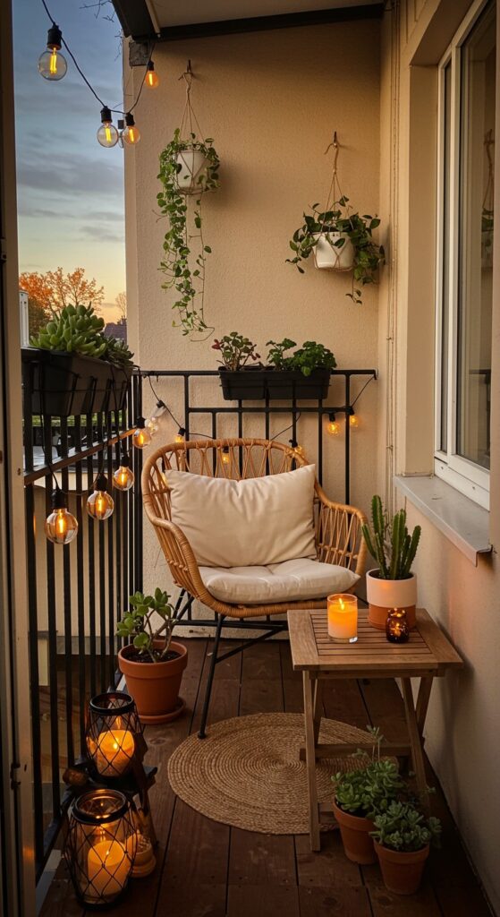 55 Small Patio Ideas Apartment Tiny Balcony 27