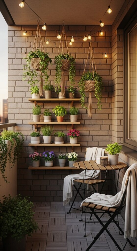 55 Small Patio Ideas Apartment Tiny Balcony 44