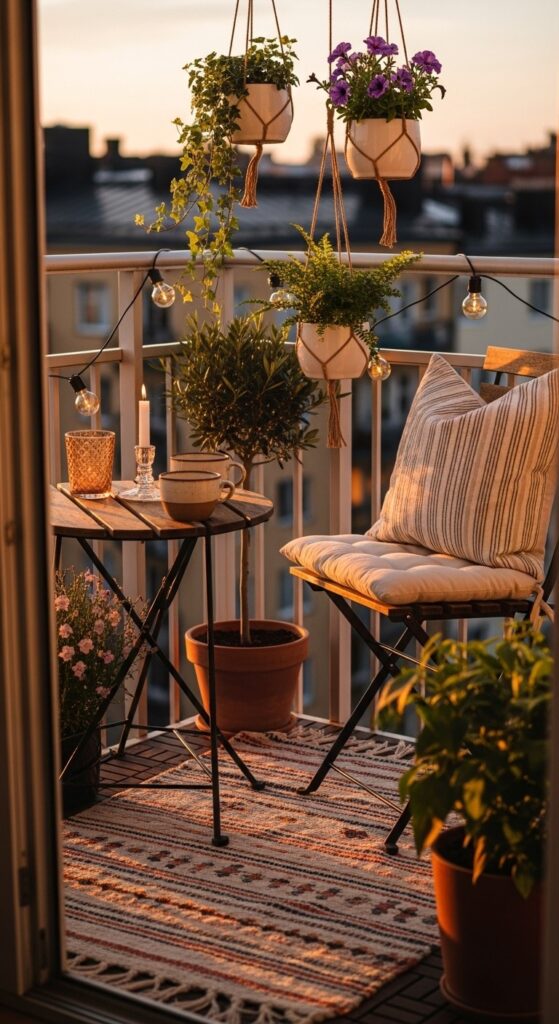 55 Small Patio Ideas Apartment Tiny Balcony 5