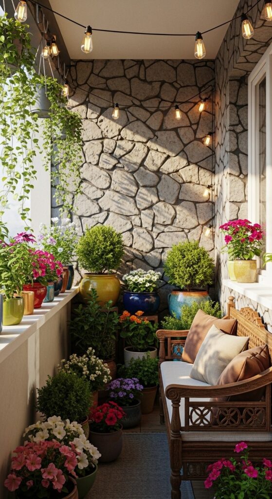 55 Small Patio Ideas Apartment Tiny Balcony 7