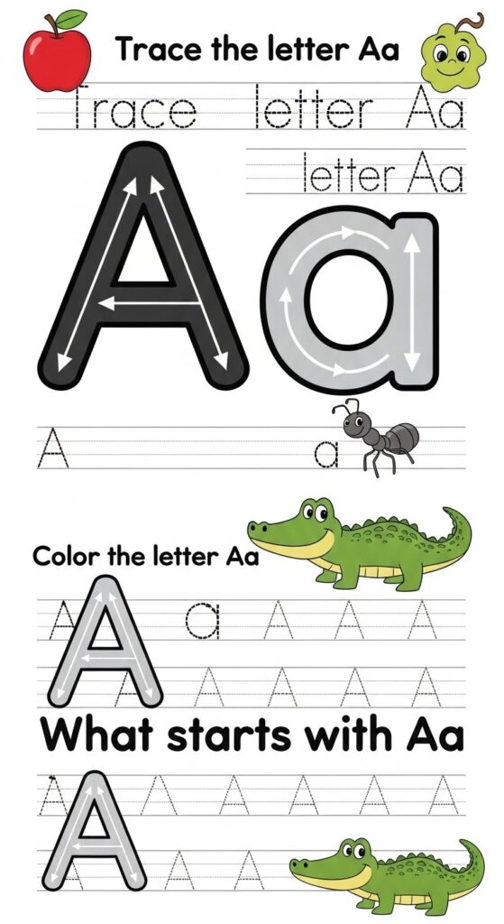 Letter A Activities for Preschool 26