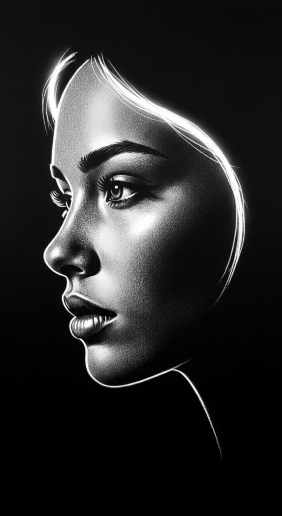 White Pencil Drawings On Black Paper 21 White Pencil Drawings On Black Paper 21