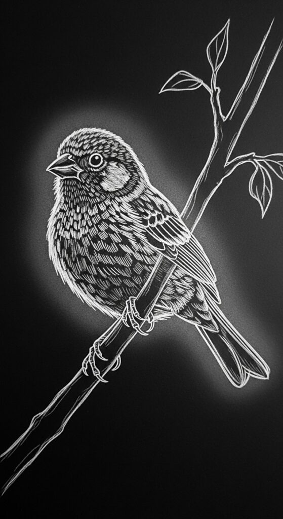 White Pencil Drawings On Black Paper 5 White Pencil Drawings On Black Paper 5