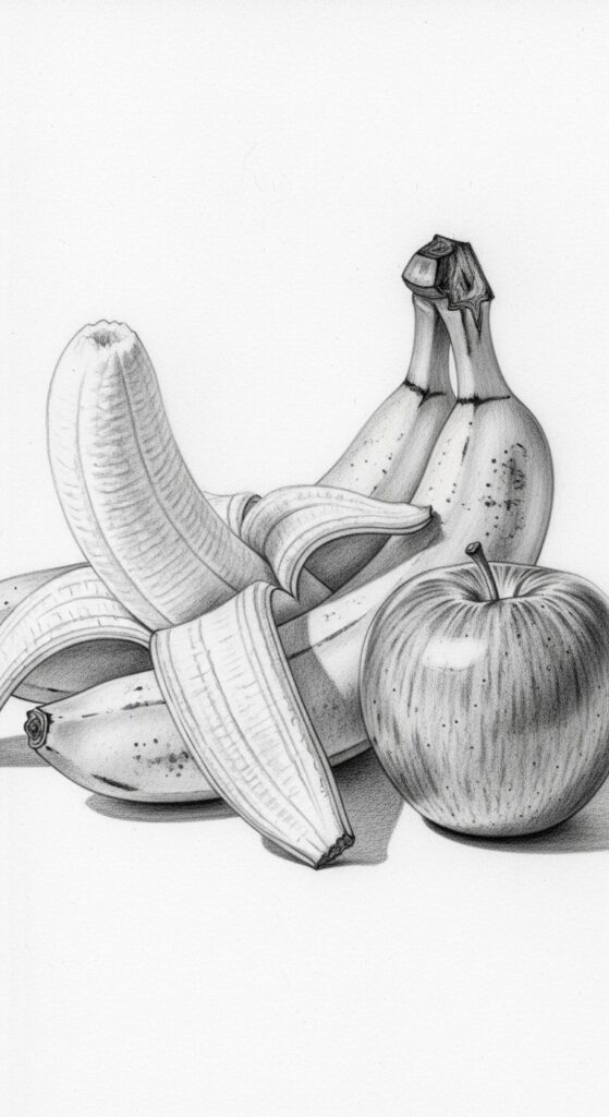 25 Best Fruit Drawing Pencil Sketches 21