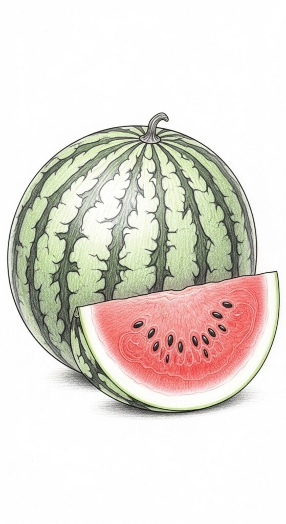 25 Best Fruit Drawing Pencil Sketches 24