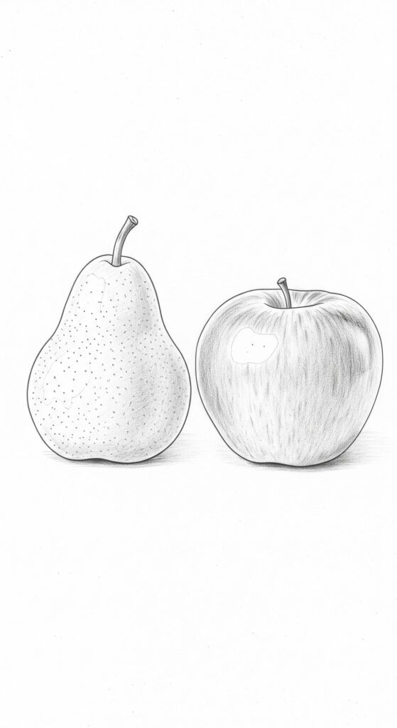 25 Best Fruit Drawing Pencil Sketches 7