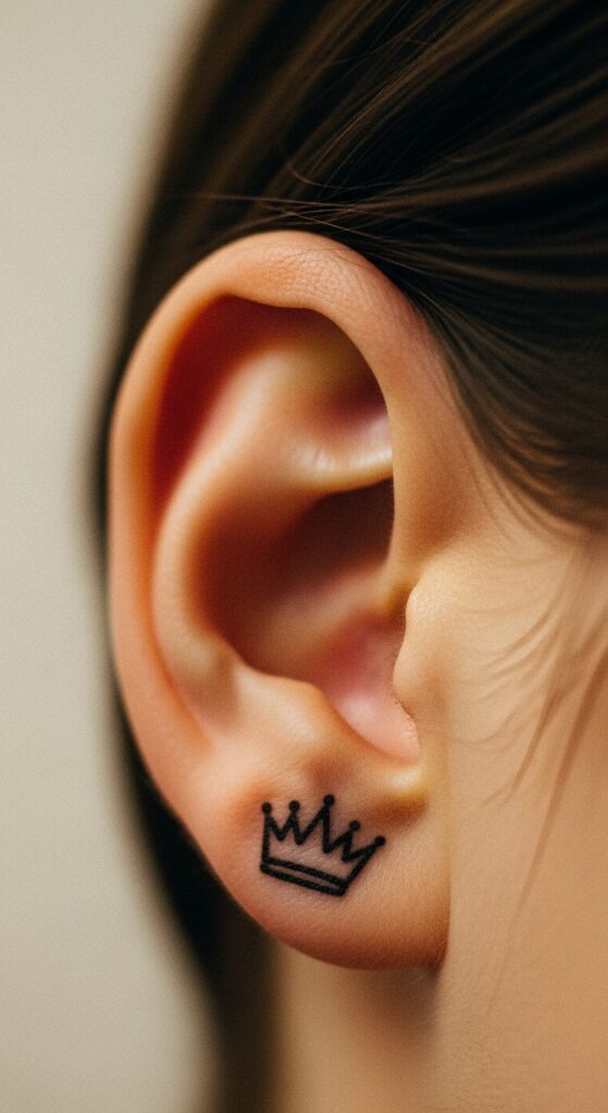 Behind the Ear Tattoo for Men 10 Behind the Ear Tattoo for Men 10