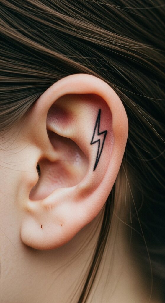 Behind the Ear Tattoo for Men 15 Behind the Ear Tattoo for Men 15