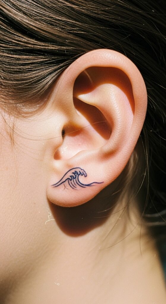 Behind the Ear Tattoo for Men 19 Behind the Ear Tattoo for Men 19