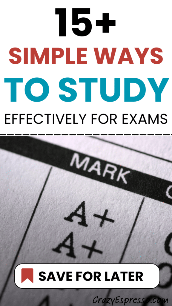 how to study for exam 1