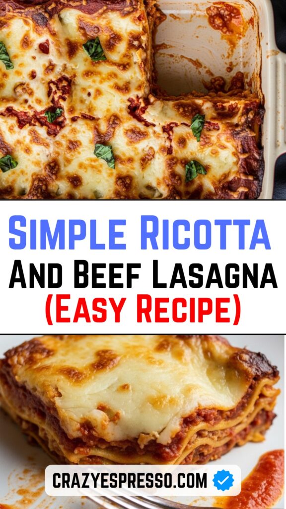 lasagna recipe with ricotta beef easy 4